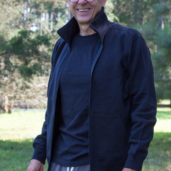 Men's Hemp Zip Fleece Jacket - Picture 7 of 13